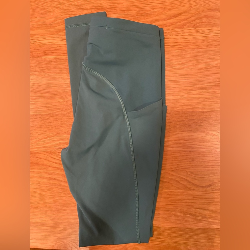 Teal lululemon running leggings